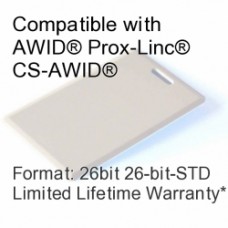 Clamshell Proximity Card - AWID® 26bit