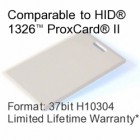 Clamshell Proximity Card - 37bit H10304