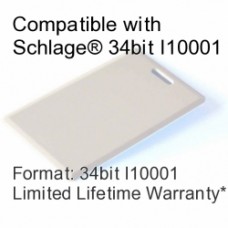 Clamshell Proximity Card - Schlage® Compatible, 34bit I10001