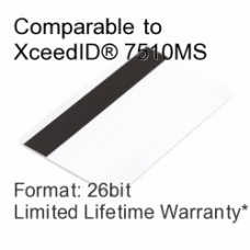 Printable Proximity Card with Magnetic Stripe - XceedID® 7510MS Compatible