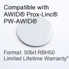 Peel and Stick Proximity Tag - AWID® RBH® 50bit