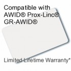 Printable Composite Proximity Card - DSX® 33bit for AWID®