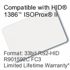 Printable Proximity Card - RS2® Tech Compatible, 33bit R901592C