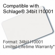 Printable Proximity Card - Schlage® Compatible, 34bit I10001